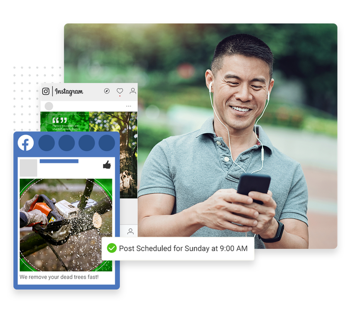 tree care social media marketing